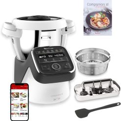 MOULINEX COMPANION XL Multifunctional Robot Cooker Bowl 4.5L 12 Programs Auto Soups Gazpacho Kitchen Robot Mixer Chopper Kneader 1550W HF80CB10