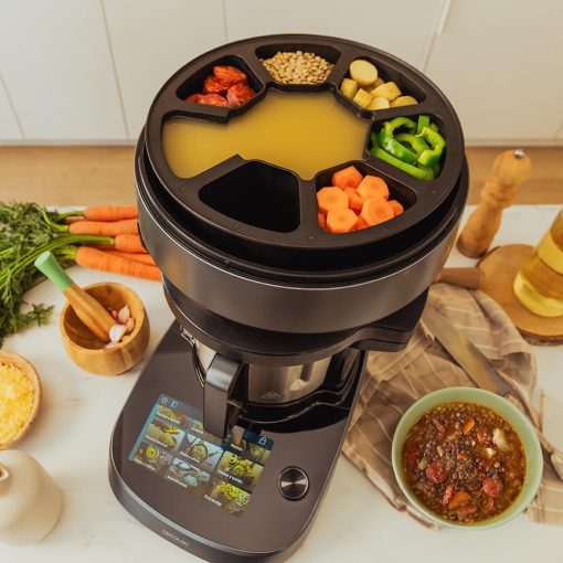 Cecotec Robot de Cuisine Mambo Black. 23 Fonctions, 10 Niveaux de Température, 1700W, 2,5 kg de Pate, Cruche de 3,3L, 10 Vitesses, Minuterie, Température Réglable de 37 °C à 120 °C - Image 41
