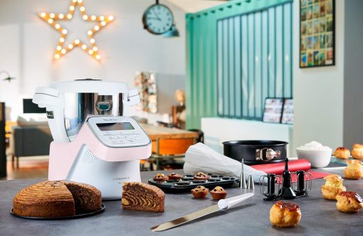 Moulinex i-Companion XL Edition Patisserie, 1550 W, Recettes illimitées, Température entre 30° et 150°, Capacité utile 3 L (10 pers), 12 accessoires dont 6 de patisserie, Fabriqué en France HF90E700 - Image 19