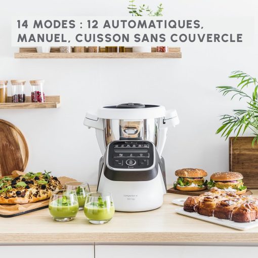 MOULINEX COMPANION XL Multifunctional Robot Cooker Bowl 4.5L 12 Programs Auto Soups Gazpacho Kitchen Robot Mixer Chopper Kneader 1550W HF80CB10 - Image 4