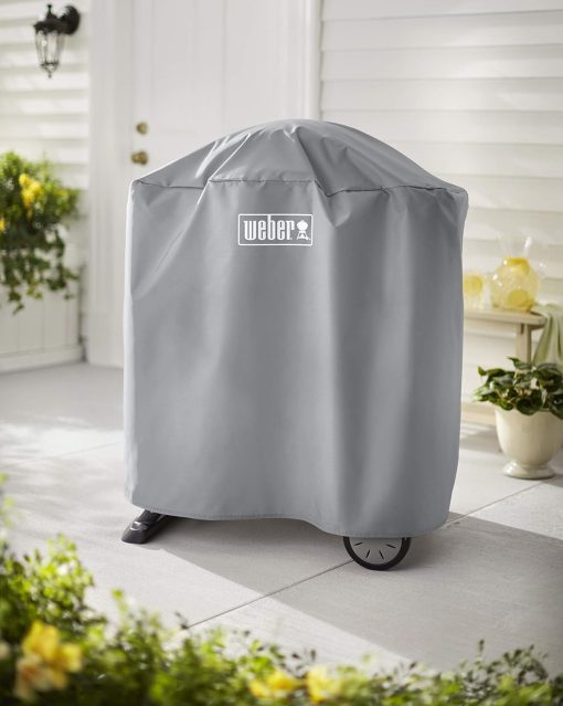 Weber Q1400 Barbecue électrique avec support, surface de cuisson 43 x 32 cm, nomade, grille en fonte émaillée divisée en 2 parties, couvercle et cuve en fonte d'aluminium - Gris foncé (52020853) - Image 13