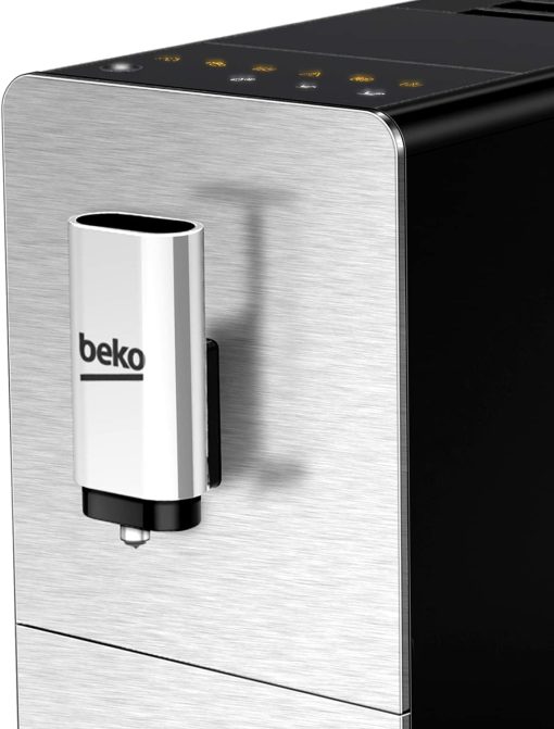 BEKO, Machine à café, expresso automatique, 1350 W / 19 bars, Capacité café : 125 g, Capacité eau : 1,4L, Système autonettoyant, 5 niveaux de broyage, Arrêt automatique, Fa?ade Inox Brossé - Image 6