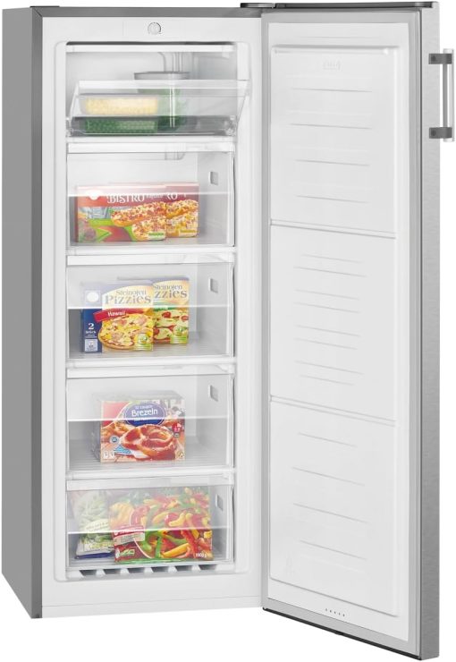 Congélateur 165L blanc Bomann GS7317-1-blanc, Volume net : 165 litres, pose libre, éclairage intérieur à LED, Température réglable, silencieux, economique Congélateur 4 étoiles - Image 9