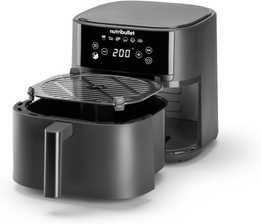 nutribullet Air Fryer Double Tray 8L with 8 Functions, 2300W Oil-Free Air Fryer, Hot Air Fryer with 8 Cooking Modes, and Also Bake, Frying, Grill All Your Food, Black, NBA081B - Image 18