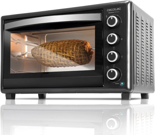 Cecotec Bake&Toast 4600 White Gyro Table Convection Oven 46 Liter, 2000 W, Interior Light, 12 Functions, Temperature up to 230o, Double Glazed Door, Includes Spit - Image 11