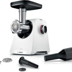 Bosch ProPower MFW67440 Hachoir à viande polyvalent – Jusqu'à 3,5 kilos de viande par minute – Puissance de 700 W, Noir