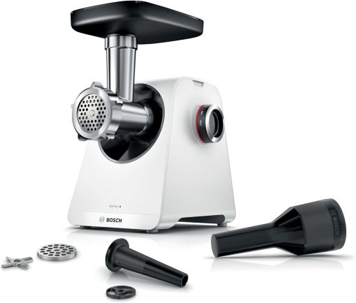 Bosch ProPower MFW67440 Hachoir à viande polyvalent – Jusqu'à 3,5 kilos de viande par minute – Puissance de 700 W, Noir
