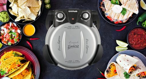 G3 Ferrari G10006 Pizza Express Delizia, 1200 W Pizza Oven, Adjustable Thermostat up to 400°C, Cooks Tasty Pizza in 5 Minutes, Double Resistance, Recipe Book and Spatulas Included - Black - Image 63