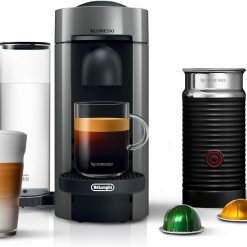 Nespresso Vertuo Plus Coffee and Espresso Maker By De'Longhi, Ink Black