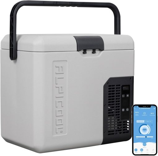 Alpicool LGMP8 8L Glaciere Portable Réfrigérateur Voiture Camping Congélateur 12/24V Mini Frigo pour Maison, Bureau ou Pique-Nique en Plein Air/ -20 à 20℃(Batterie Non Incluse) - Image 6
