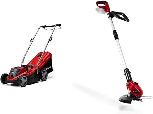 Einhell Tondeuse à gazon sans fil GE-CM 18/33 Li Kit Power X-Change (18V, Largeur de Coupe 33cm, Surface conseillée 200 m2) Livré avec Batterie 4,0 Ah et Chargeur - Image 4