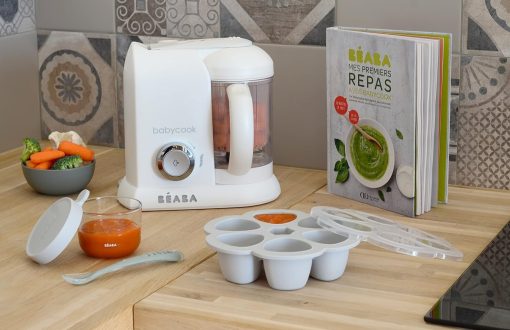 BéABA, Babycook Solo, Robot Bébé 4 en 1 Mixeur-Cuiseur, Cuisson Vapeur, Diversification alimentaire, Petits pots bébé maison, Noir - Image 62