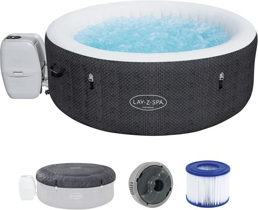Spa gonflable rond BESTWAY Lay-Z-Spa? Miami Airjet? 2 - 4 personnes - Image 86