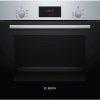 Bosch HBF133BR0 Série 2 - Four encastrable - 60 x 60 cm - Accessoire de nettoyage EcoClean Direct - Cuisson Air chaud 3D sur 3 niveaux en même temps - écran LED - Chauffage rapide - Sécurité enfant
