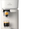 Philips Baristina Machine à expresso - Un véritable expresso, en toute simplicité - Compacte - 16 bars de pression - Broyeur intégré - Machine blanche avec porte-filtre blanc (BAR300/00)