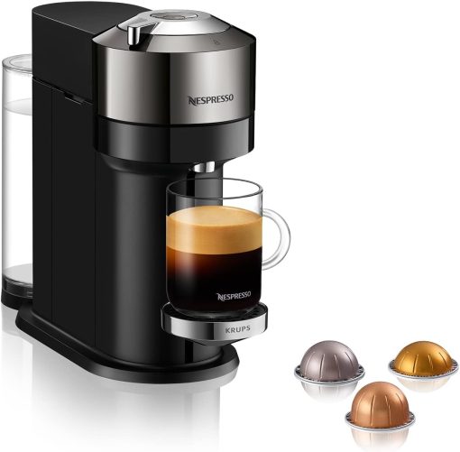 Nespresso Vertuo Next Coffee and Espresso Machine by De'Longhi with Milk Frother, 8 ounces, Dark Grey - Image 17
