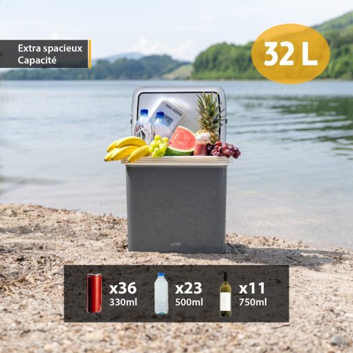 TZS First Austria 32L Portable Electric Cool Box Mini Fridge 12V 230V Car Camping Cooler Box Thermoelectric Cooler Box - Image 16