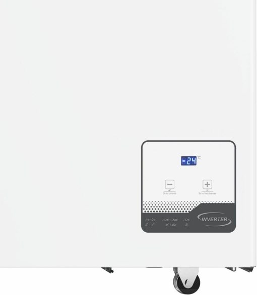 METRO Professional Congélateur bahut GHF2700S, acier, 188 x 73.5 x 94.5 cm, 700 L, 125 W, 3 paniers, éclairage LED, avec serrure, blanc/gris - Image 9