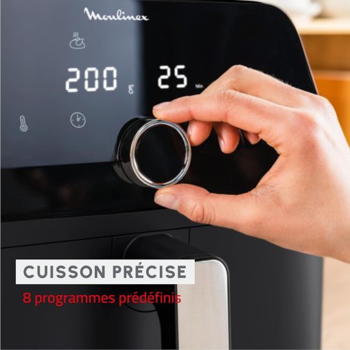 Moulinex Easy Fry air fryer, multicuiseur et four, 15 L, 9 programmes, friteuse sans huile, 3 niveaux de cuisson, compact, extra crisp, noir, AL556DF0 - Image 14