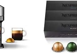 Nespresso Vertuo Next Coffee and Espresso Machine by De'Longhi with Milk Frother, 8 ounces, Dark Grey