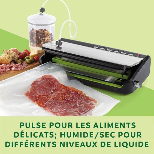 FoodSaver FFS005X Vacuum Sealer with Storage Compartment for Roll and Cutter, Pulse Function for Fragile Food, Includes Matching Accessories and Vacuum Bags - Image 13