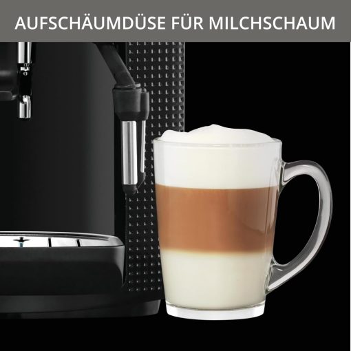 Krups EA8108 fully automatic coffee machine (automatic cleaning, 2 cup function, milk system with CappucinoPlus nozzle, 15 bar, coffee machine, espresso) black - Image 4