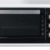 BRANDT FC215MB - Mini four - 21L - Multifonction - 5 positions de cuisson - Porte double vitre - Cavité anti-adhésive - Accessoires : lèchefrites, grille, pince pour récupérer les plats - 1380W - Noir