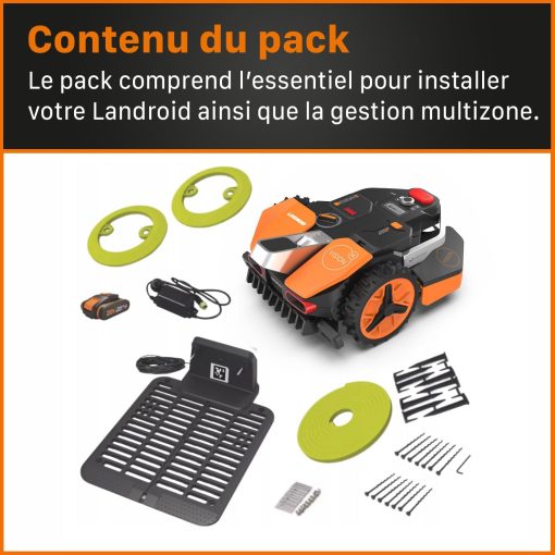 WORX LANDROID Vision WR206E.1, Robot Tondeuse sans Fil périphérique 600 m2 Surf.Max 700 m2, Installation en 30 Min, Caméra 4K + IA Adaptative, évite Tous Les Obstacles, Coupe des Bordures, Multizone - Image 50