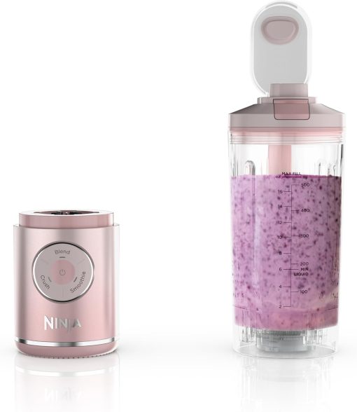 Ninja Blast Max, Portable Blender + Twist & Go, Personal Smoothie, Blend, Ice Crush, 3 Programs, Cordless, 22 oz removable Vessel, Dishwasher Safe, Leakproof, Navy, BC251NV - Image 6