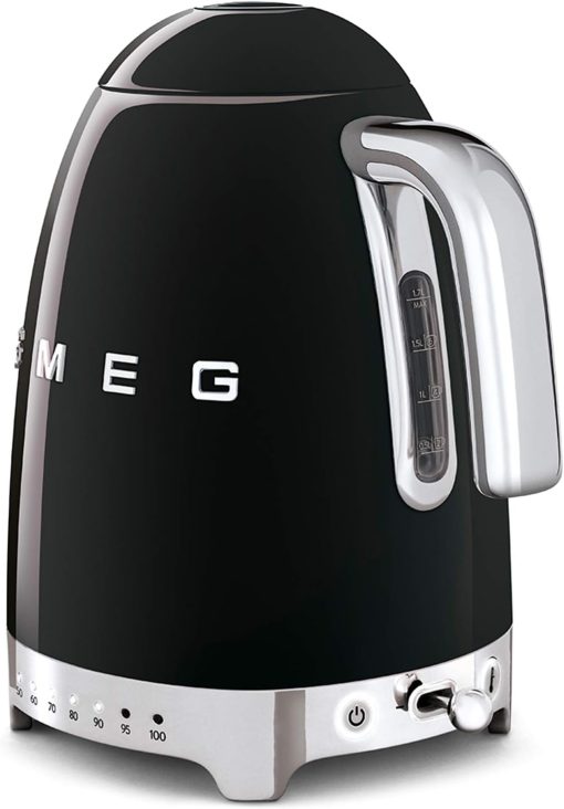 Smeg, KLF04WHEU Variable Temperature Kettle 1.7 L, Multiple Temperatures, Washable Anti-Limescale Filter, Automatic Safety Shutdown, Water Level Indicator, Cable Range, 2400 W, White - Image 17