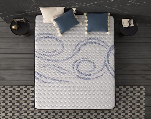 NATURALEX - Matelas PerfectSleep 180x200 - épais 30 cm - Soutien Mousse à mémoire de Forme - Accueil Blue Latex - Confort Ferme - Respirant - 7 Zones - Réversible - Haute Densité - Fabriqué en Europe - Image 42