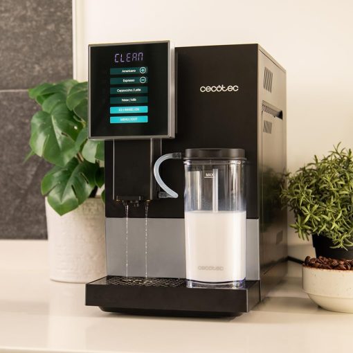 Cecotec Machine à Café Superautomatique Cremmaet Compactccino Black Rose, 19 bars, Réservoir à lait, Système Thermoblock, 5 niveaux de mouture, Réservoir à café 150g - Image 34