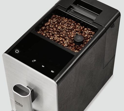 BEKO, Machine à café, expresso automatique, 1350 W / 19 bars, Capacité café : 125 g, Capacité eau : 1,4L, Système autonettoyant, 5 niveaux de broyage, Arrêt automatique, Fa?ade Inox Brossé - Image 7