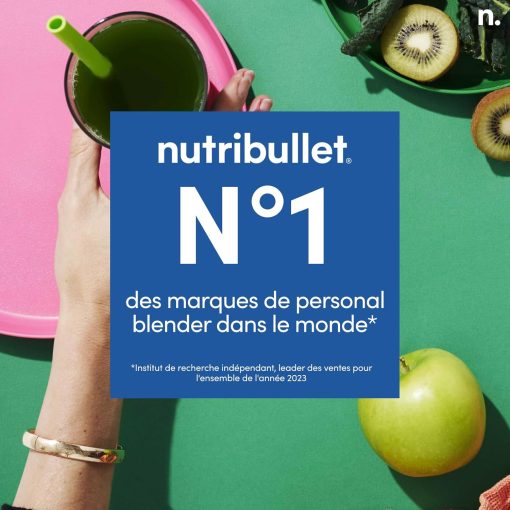 nutribullet Pro 900, Electric Blender, Chopper, Smoothie Blender, Multifunctional, Power 900 Watts, NB904CP, Champagne - Image 20