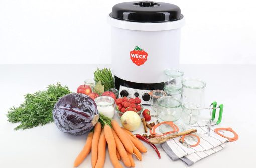 Weck Stérilisateur électrique WAT 15, 29 litres, émail, Autocuiseur programmable avec thermostat et minuterie - Image 2