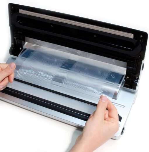 CASO VC200 - Appareil de mise sous vide, fra?cheur 8x plus longue, double soudure, épaisseur de vide réglable, avec bo?te à film, cutter, 2 rouleaux de film professionnel, flexible - Image 3