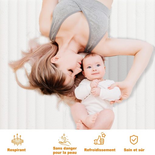 MOLPHIT Oeko-TEX Certified Mattress 90 x 190 cm, Thickness 25 cm, Independent Pocket Sprung Mattress, Adult and Children's Bed Mattress, Single Mattress, Perfect Support, Durable and Quiet - Image 20