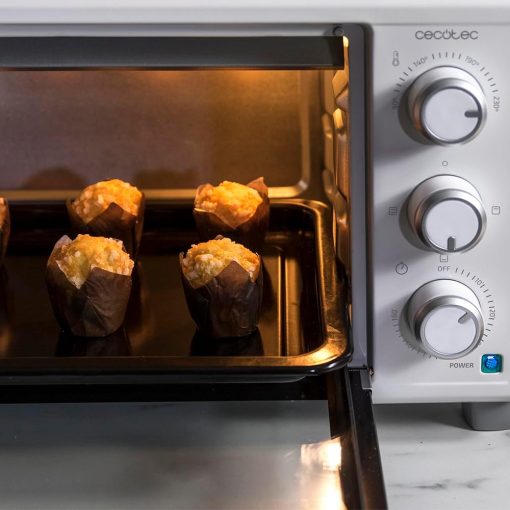 Cecotec Bake&Toast 4600 Black Gyro Countertop Oven, 46 L, 2000 W, 12 Combinable Heating Functions, Includes Rotating Spindle, Crumb Catcher Tray. - Image 16