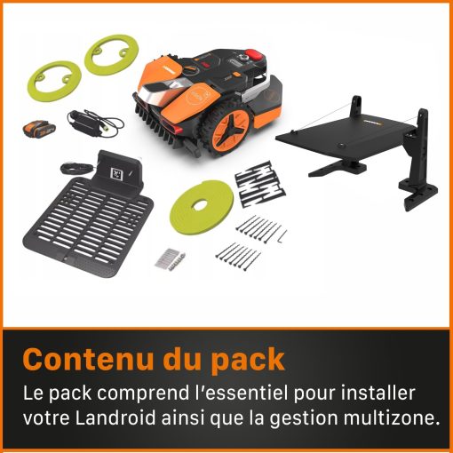 WORX LANDROID Vision WR206E.1, Robot Tondeuse sans Fil périphérique 600 m2 Surf.Max 700 m2, Installation en 30 Min, Caméra 4K + IA Adaptative, évite Tous Les Obstacles, Coupe des Bordures, Multizone - Image 47