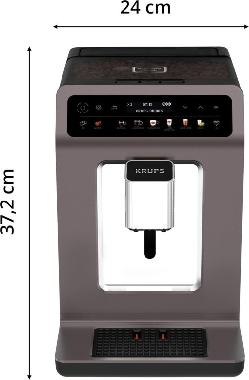 KRUPS Evidence Eco-Design Automatic Cappuccino and Espresso Machine, Exceptional Taste, Quattro Force, Milk-Based Drinks with One-Touch System, 8 Preset Drinks, EA897A - Image 32