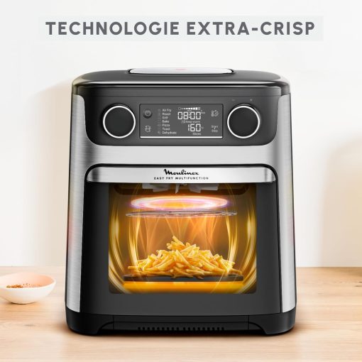 Moulinex Easy Fry air fryer, multicuiseur et four, 15 L, 9 programmes, friteuse sans huile, 3 niveaux de cuisson, compact, extra crisp, noir, AL556DF0 - Image 22