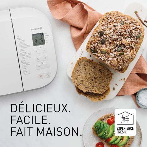 Panasonic SD-YR2550SXE Automatic Bread Maker, Raisin, Nut and Yeast Dispensers, 31 Auto Programs, Dual Temperature Sensor, 13 Hour Digital Timer, LCD Display, Silver - Image 15