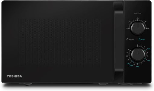 Toshiba Micro-Ondes 3-en-1 23L MW2-AG23PF(BK), Micro-ondes sur Pied avec Fonction Grill & Combi, Grill 900W/1000W, Fonction ECO, Plateau Tournant avec Mémoire de Position, Noir
