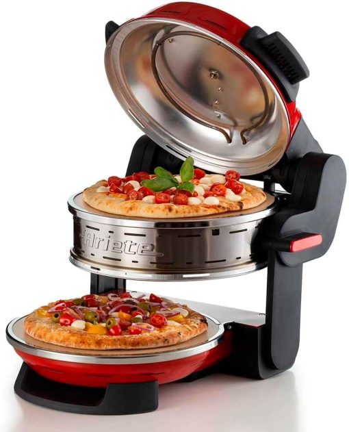 Ariete Pizza Oven 918, Pizza 4 Minutes, 5 Cooking Levels, Refractory Plate for Heating, Wooden Blades Included, Maximum Temperature 400°C, 1200W, White - Image 8