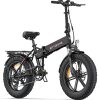 ENGWE EP-2 Pro Vélo électrique Pliable 20 × 4.0 Fat Bike Electrique 7 Vitesses avec Batterie Amovible 48V 13Ah Autonomie 120km Tout-Terrain & VTT & Plage & Neige