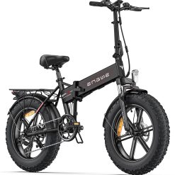 ENGWE EP-2 Pro Vélo électrique Pliable 20 × 4.0 Fat Bike Electrique 7 Vitesses avec Batterie Amovible 48V 13Ah Autonomie 120km Tout-Terrain & VTT & Plage & Neige