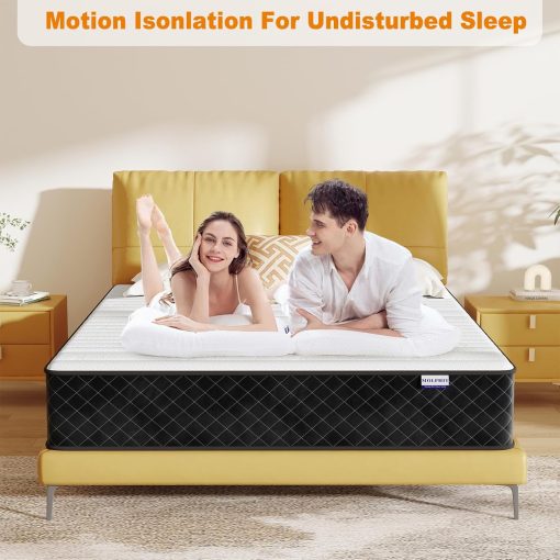 MOLPHIT Oeko-TEX Certified Mattress 90 x 190 cm, Thickness 25 cm, Independent Pocket Sprung Mattress, Adult and Children's Bed Mattress, Single Mattress, Perfect Support, Durable and Quiet - Image 29