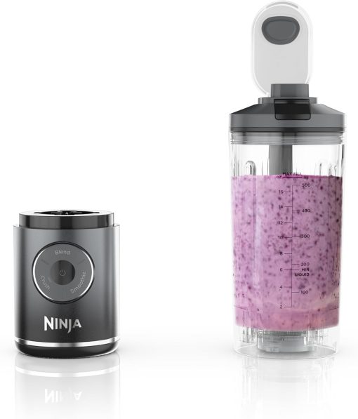 Ninja Blast Max, Portable Blender + Twist & Go, Personal Smoothie, Blend, Ice Crush, 3 Programs, Cordless, 22 oz removable Vessel, Dishwasher Safe, Leakproof, Navy, BC251NV - Image 10