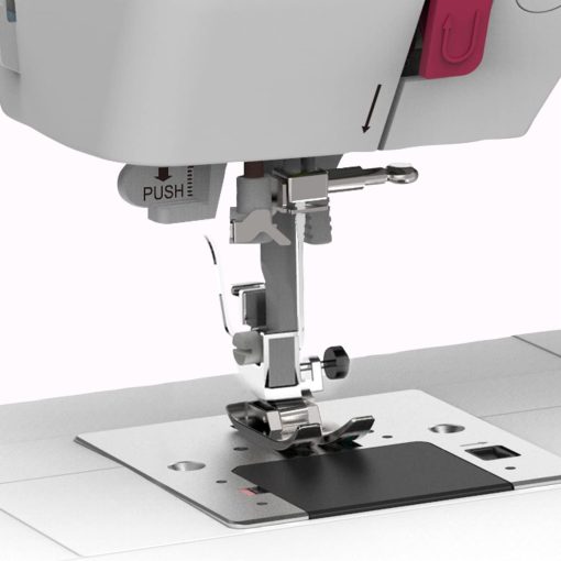 Bernette Sew&GO8 Machine à coudre ordinateur avec 197 programmes de couture, bras libre, écran multifonction, couture, patchwork, matelassage, White - Image 6