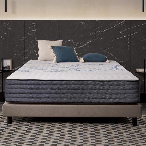 NATURALEX - Matelas PerfectSleep 180x200 - épais 30 cm - Soutien Mousse à mémoire de Forme - Accueil Blue Latex - Confort Ferme - Respirant - 7 Zones - Réversible - Haute Densité - Fabriqué en Europe - Image 30